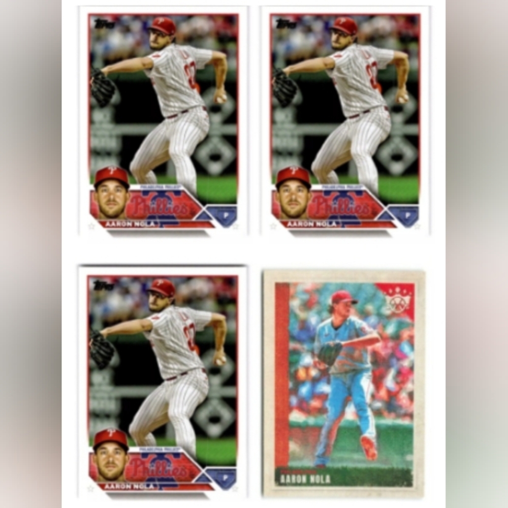 Aaron Nola ⚾ MLB Baseball Trading Cards Lot 🔥 Philadelphia Phillies